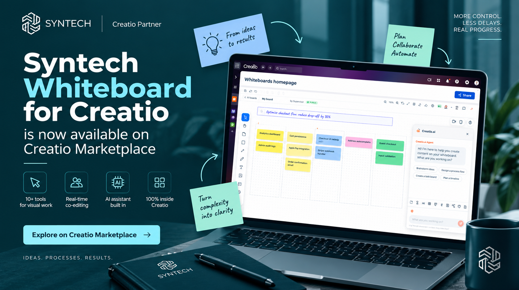 Syntech Whiteboard для Creatio тепер доступний на Creatio Marketplace