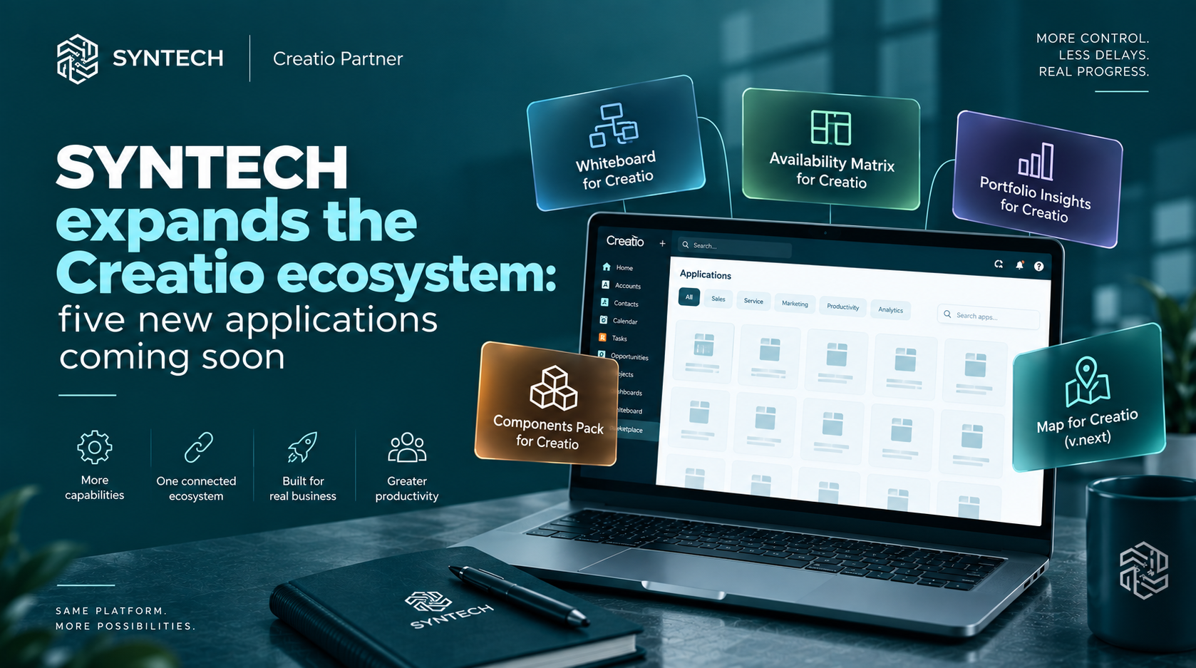 SYNTECH розширює екосистему Creatio: п’ять нових додатків