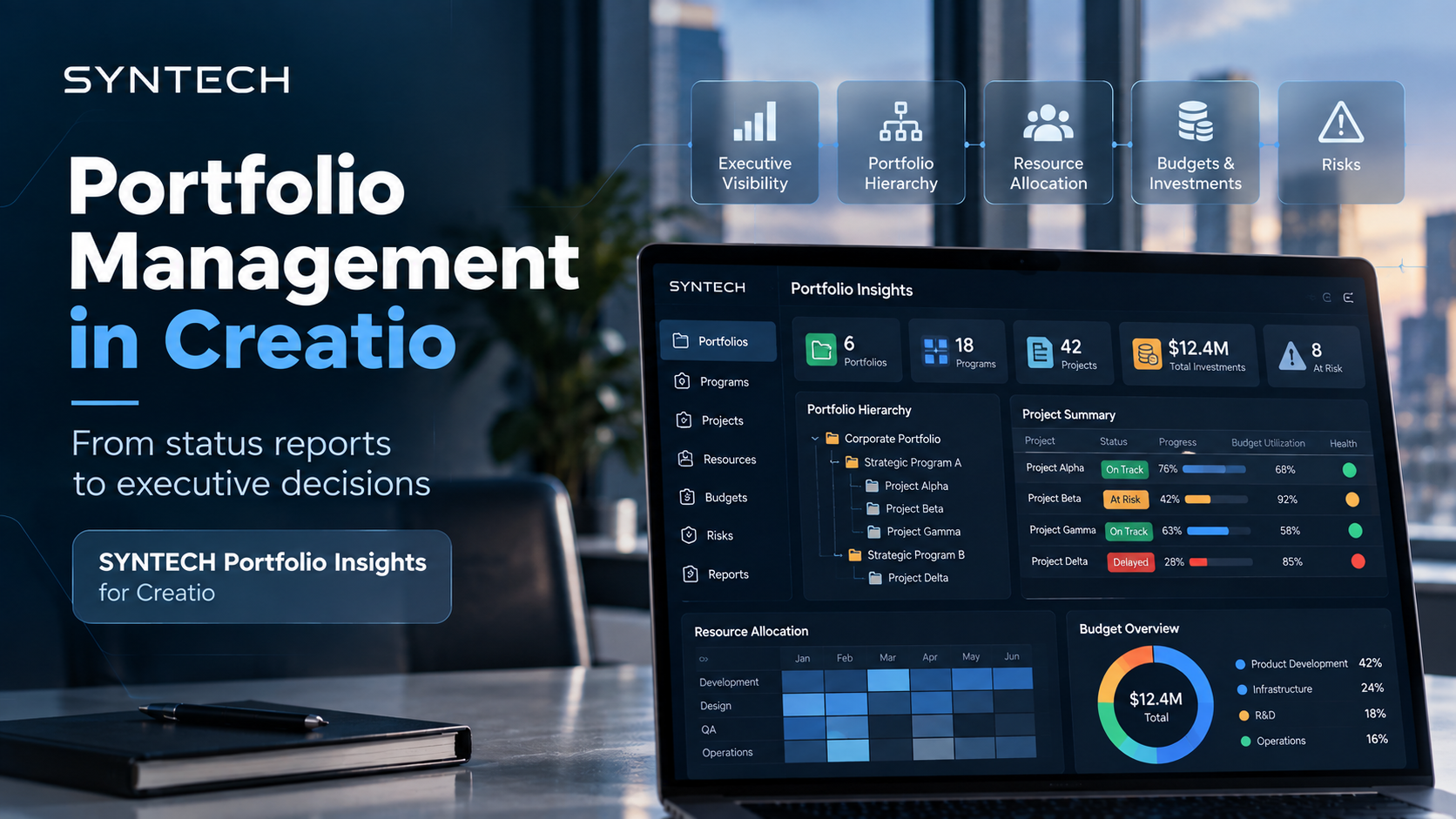 Project Portfolio Management in Creatio: Portfolio Management